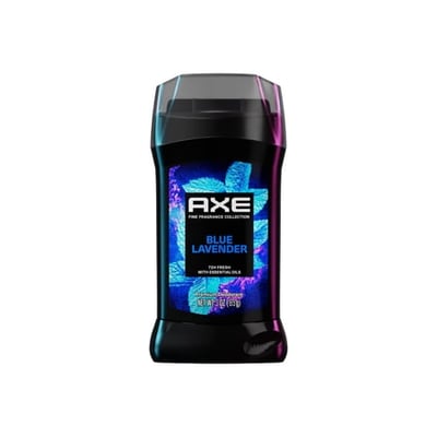 Axe Fine Fragrance Collection Deodorant Stick with 72 Hours Freshness Blue Lavender with Mint + Amber Essential Oils Aluminum-Free 3 oz