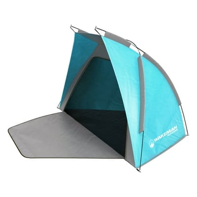 Trademark Global Beach Tent Sun Shelter- Sport Umbrella UV Protection Zip Up Porch for Privacy & Carry Bag- Shade for Families Kids & Baby by Wakeman Outdoors