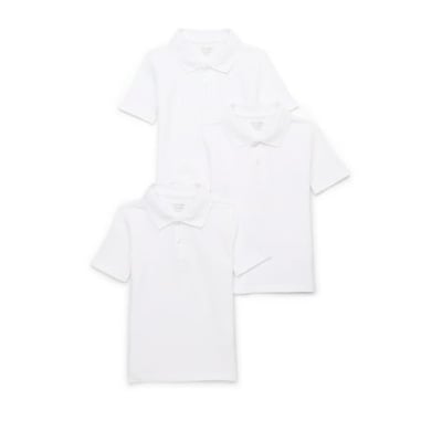 Garanimals Toddler Boys Everyday Polo Shirt with Short Sleeves 3-Pack Sizes 18M-5T
