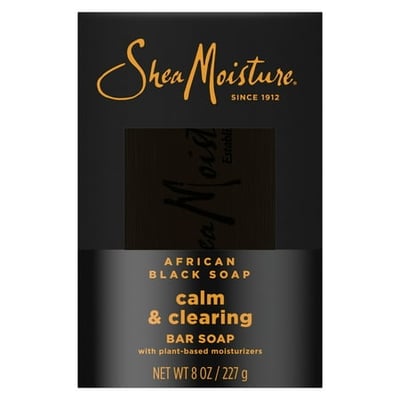 SheaMoisture African Black Soap - 8 oz Soothing Bar Soap