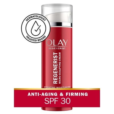 Procter & Gamble Olay Regenerist Micro-Sculpting Cream Moisturizer SPF 30 Sun Protection for All Skin Types 1.7 oz