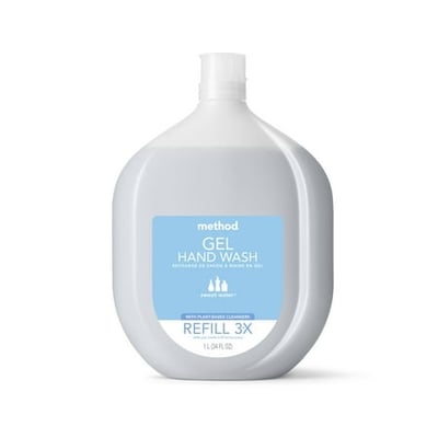 SCJohnson Method Sweet Water Gel Hand Soap Refill 34 oz