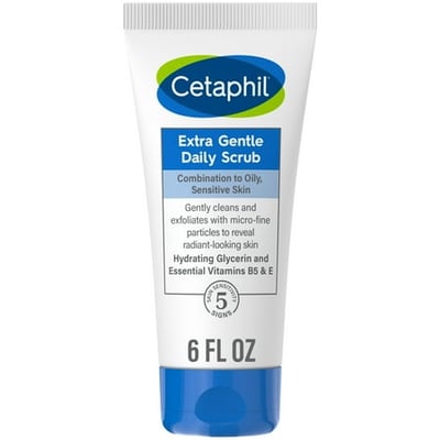 Cetaphil Extra Gentle Daily Scrub - 6 oz Exfoliating Face Wash