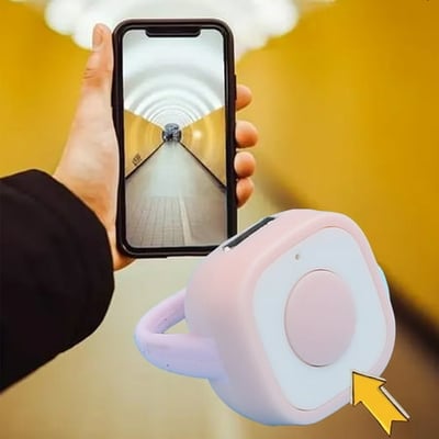 RKZDSR Wireless Smart Remote Control: Wireless Bluetooth Mobile Phone Remote Control Mini Finger Ring Bluetooth Remote Control Multi-function Finger Tip Tap Tap Page Flip Photo Clicker Wireless
