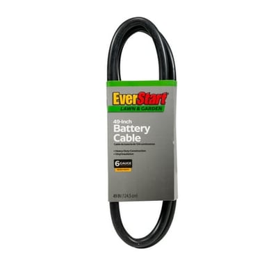 Coleman Cable Inc. Everstart LG49-6-77 6-Gauge 49 Black Lawn and Garden Battery Cable