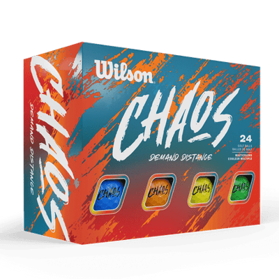 Wilson Chaos 2024 Golf Balls 12-Pack (Multi #1-#4)