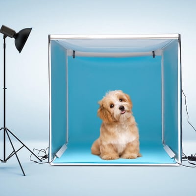 39x39" Large Portable LED Photo Light Box Tent Cube Studio Photography Foldable Photo Light Box