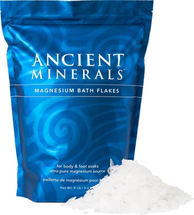 Magnesium Bath Flakes - Unscented Muscle Relief, 8 lbs