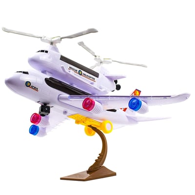 Bisontec Police Airplane With 4D Flashing Lights
