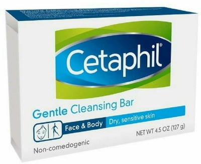 Cetaphil Hypoallergenic Gentle Cleansing Bar - 4.5 oz