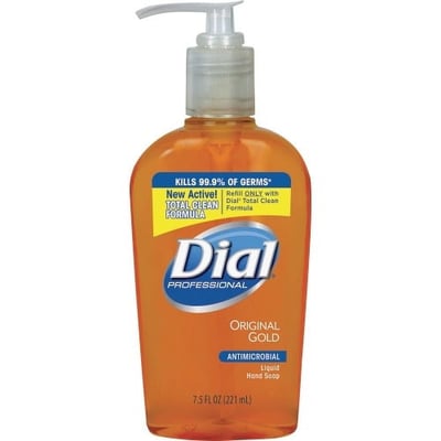 Dial Professional Antimicrobial Liquid Soap 7.5 oz - Push Pump