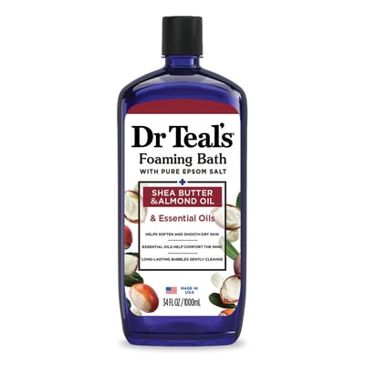 Dr Teal's Foaming Bath with Epsom Salt & Shea Butter - 34 oz