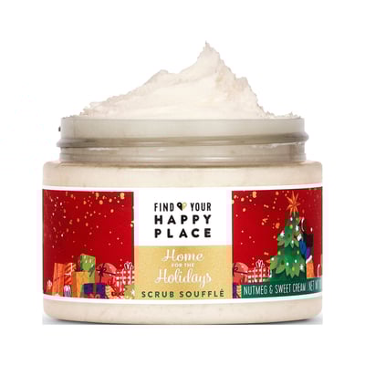 Happy Place Body Scrub Soufflé - Nutmeg & Sweet Cream 10 oz