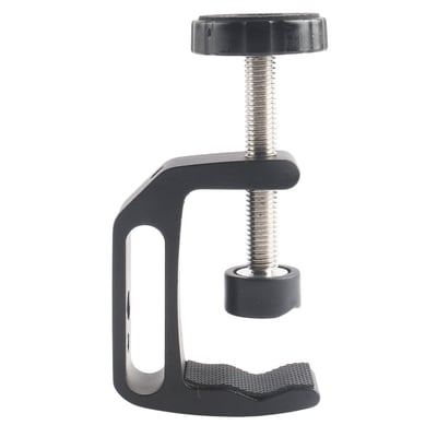 ifundom Heavy Duty Camera Mount Clamp for Cameras and Flashlights, Adjustable Black Support Bracket