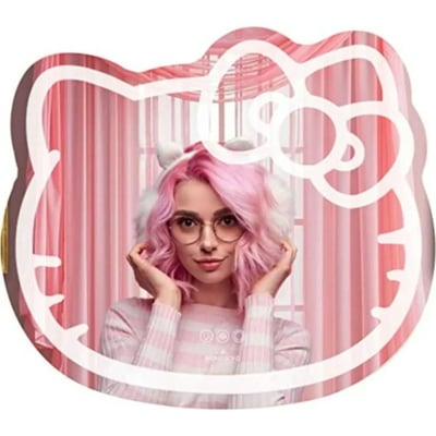 Hello Kitty Lighted Makeup Mirror - Wall Mount & Tabletop