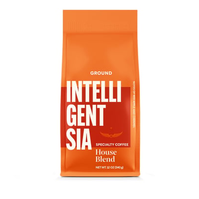 Intelligentsia House Blend Premium Light Roast Ground Coffee, Arabica, 12 oz