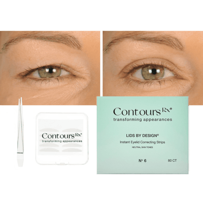 Contours Rx Eyelid Correcting Strips - 80 Count, Latex-Free