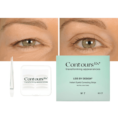 Contours Rx Eyelid Strips for All - 80 Count (7mm)
