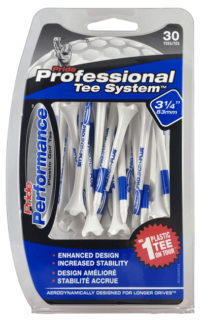 Pride Sports Pride Golf Evolution 3-1/4″ Tees 30-Pack Pride Sports Pride Golf Evolution 3-1/4″ Tees 30-Pack