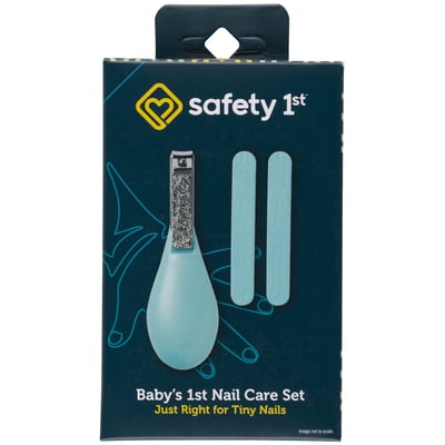 Safety 1st Baby Nail Care Clipper & Emery Board Set - Aqua