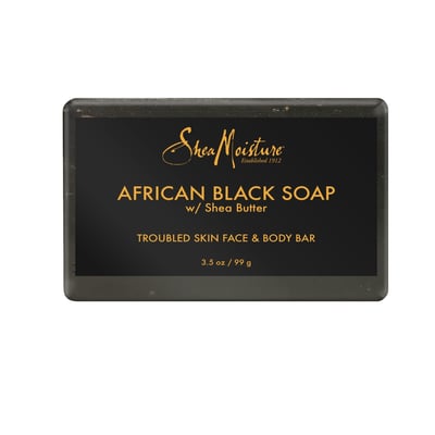 SheaMoisture African Black Soap Bar for Face & Body - 3.5 oz