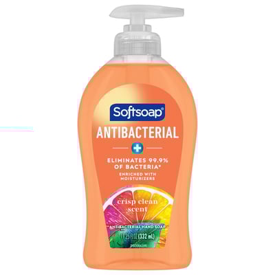 Softsoap Antibacterial Hand Soap, Crisp Clean, 11.25 oz