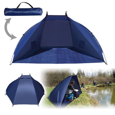 Strong Camel Outdoor Fishing Beach Tent Canopy Camping Hiking Picnic Sunshade Shelter Sport Sun Shelter-Dark Blue