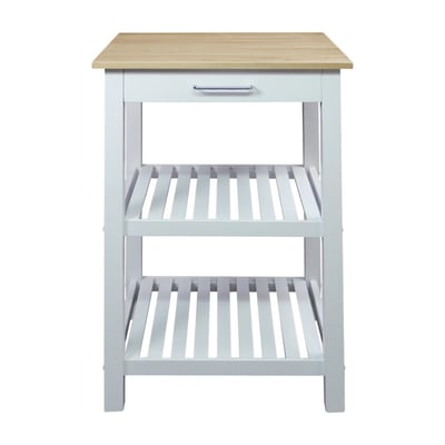 Sunrise Kitchen Island with American Harvest Hardwood Top