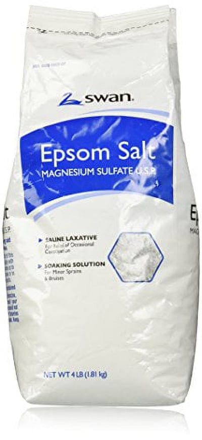 Premium 4LB Epsom Salt for Relaxation and Wellness