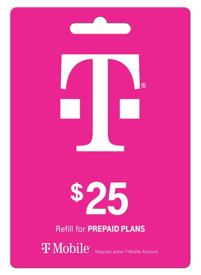 T-Mobile Prepaid $25 Direct Top Up