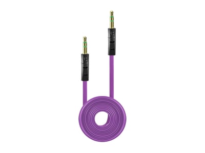 Flat Wire Car Audio Aux Cord Adapter