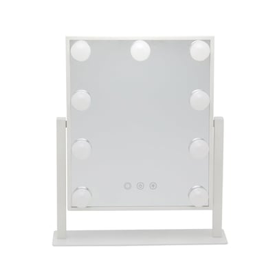 9-Bulb LED Hollywood Mirror - Thinkspace Beauty Countertop