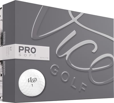 Vice Pro Plus White Golf Balls - Premium Performance