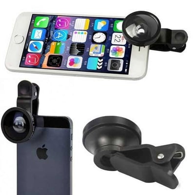 2-in-1 Wide Angle Fisheye Lens for OnePlus