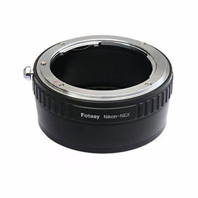 fotasy nikon lens to sony e-mount nex camera nex-5n nex-5r nex-5t nex-6 nex-7 a6300 a6000 a5100 a5000 a3500 a3000 nex-vg30 nex-vg900 nex-fs100 nex-fs700 nex-ea50 pxw-fs7 adapter
