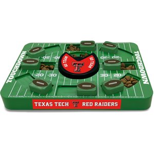 Pets First Large Treat Dispensing Dog Puzzle Toy, Texas Tech