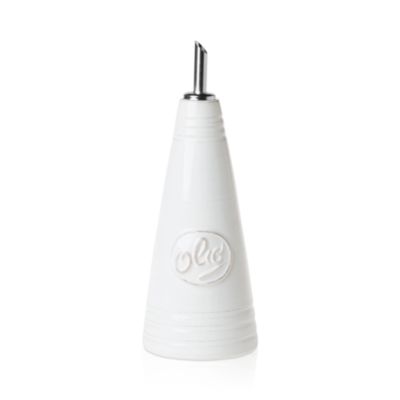 Vietri Lastra White Olive Oil Bottle
