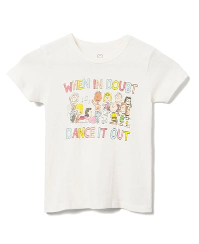 Junk Food Clothing Unisex Peanuts Dance It Out Tee - Little Kid, Big Kid - Explore this product in more detail!