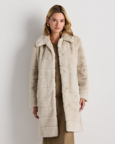 Faux Fur Long Coat