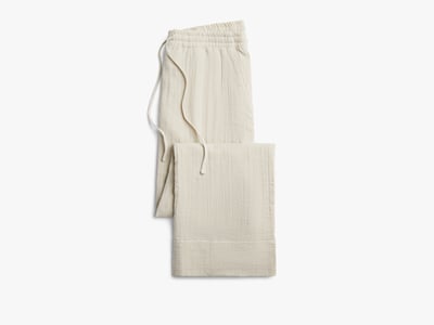 Medium Women's Organic Cloud Cotton Pant in Beige | Parachute