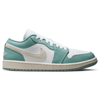 Jordan Womens Air Retro 1 Low Slip - Womens Shoes White/Light Orewood/Cannon Size 06.0