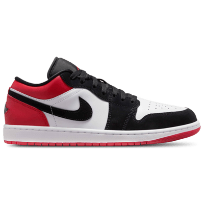 Jordan Mens Jordan Air Jordan 1 Low SE - Mens Shoes White/Black/Varsity Red Size 13.0