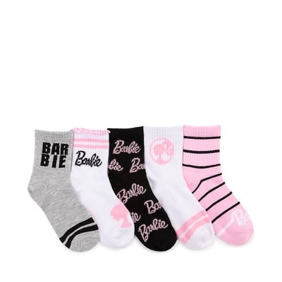 Barbie™ Ruffle Crew Socks 5 Pack - Little Kid - Multicolor