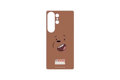 Samsung Galaxy S25 Ultra We Bare Bears Grizzly Flipsuit Card in Brown(GP-TOS938SBAAW)