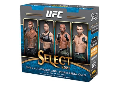 2021 Panini Select UFC Hobby Box Trading Card