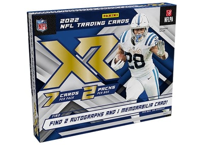 2022 Panini XR Football Hobby Box Trading Card
