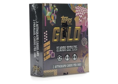 2024/2025 Topps UCC Gold Soccer Hobby Box Trading Card