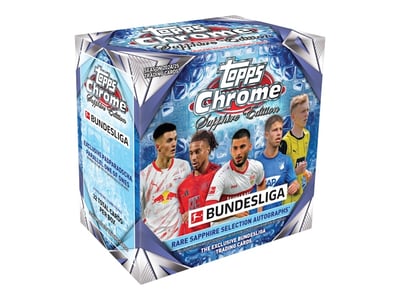 2025 Topps Chrome Sapphire Bundesliga Hobby Box Trading Card
