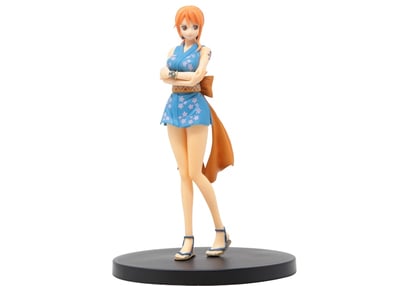 Banpresto DXF One Piece The Grandline Lady Wano Country Wano Kuni Volume 1 Nami Figure Blue