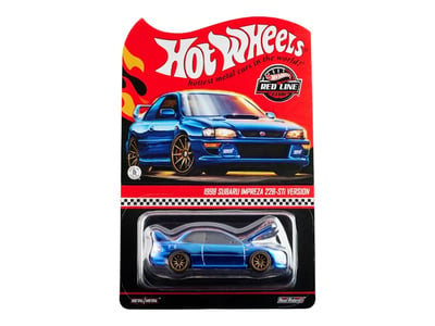 Hot Wheels RLC Exclusive 1998 Subaru 22BSTi Spectraflame OTTO Blue